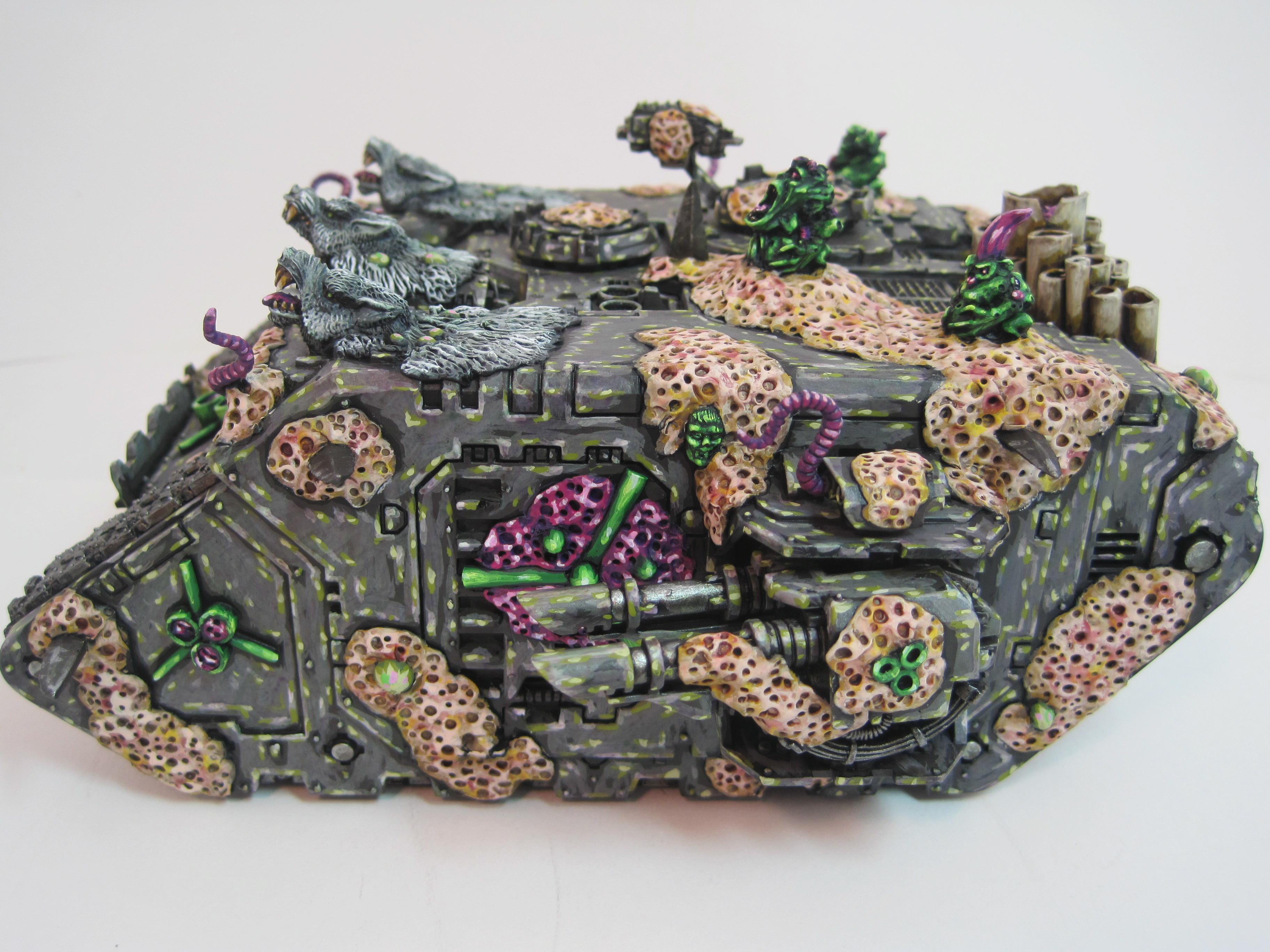 Chaos Land Raider Nurgle Sons Of Pus Gallery Dakkadakka 0487